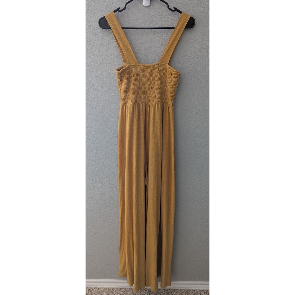 FP Beach Homecoming Jumper Women's Size XS Orange Yellow Free People Jumpsuit - Picture 5 of 8